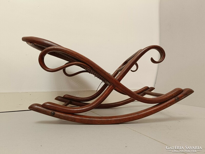 Antique thonet furniture rocking chair without marking footrest leg stool furniture thonet 309 8082
