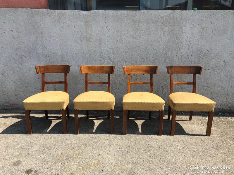 Karácsony SALE Set of 4 Art Déco chairs 1930’s / Art Deco székek 1930
