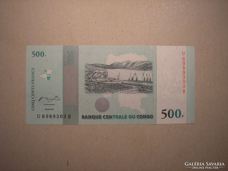 Kongói Demokratikus Köztársaság-500 Francs 2010 UNC