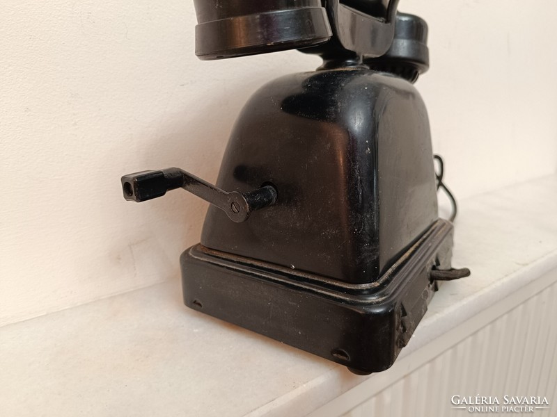 Antik bakelit fém asztali telefon készülék 1930-as évek 266 7949