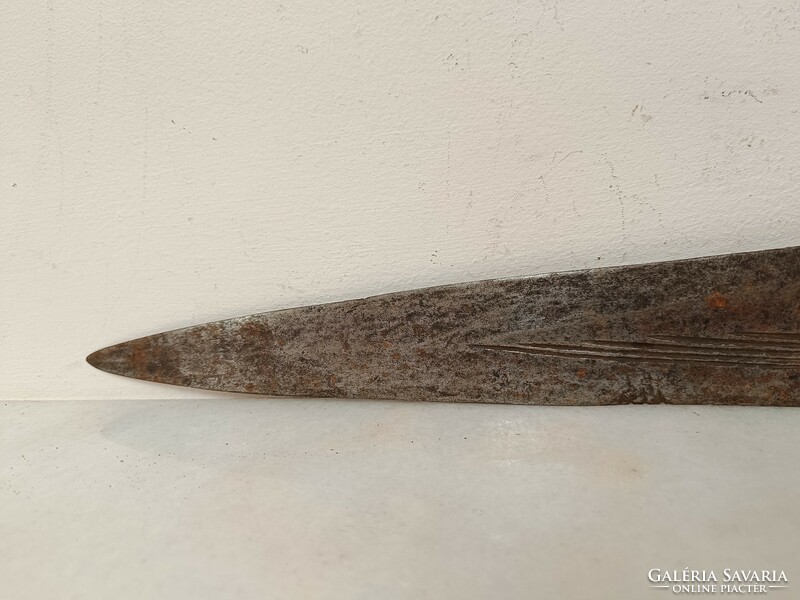 Antique African Maasai iron weapon sword knife 363 8026