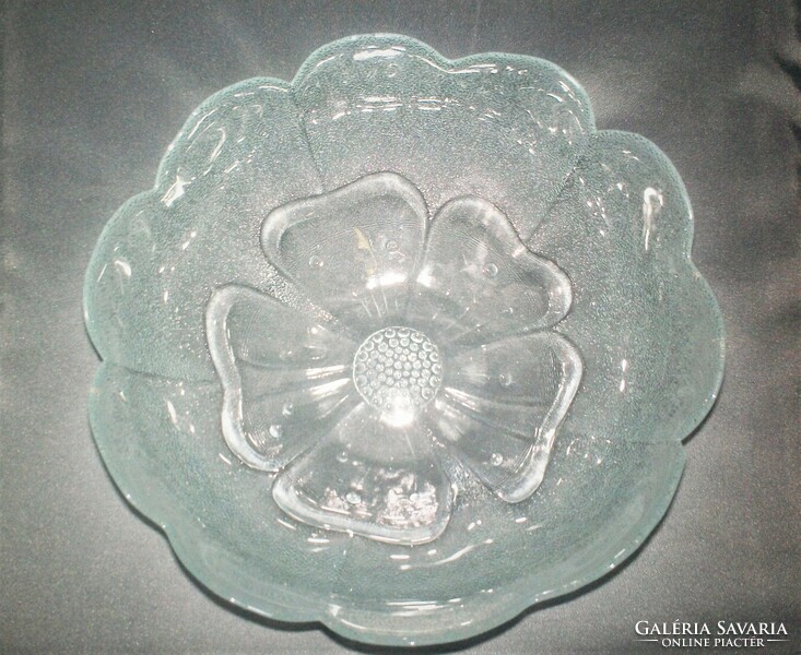 Large glass bowl, 26.5*10 cm