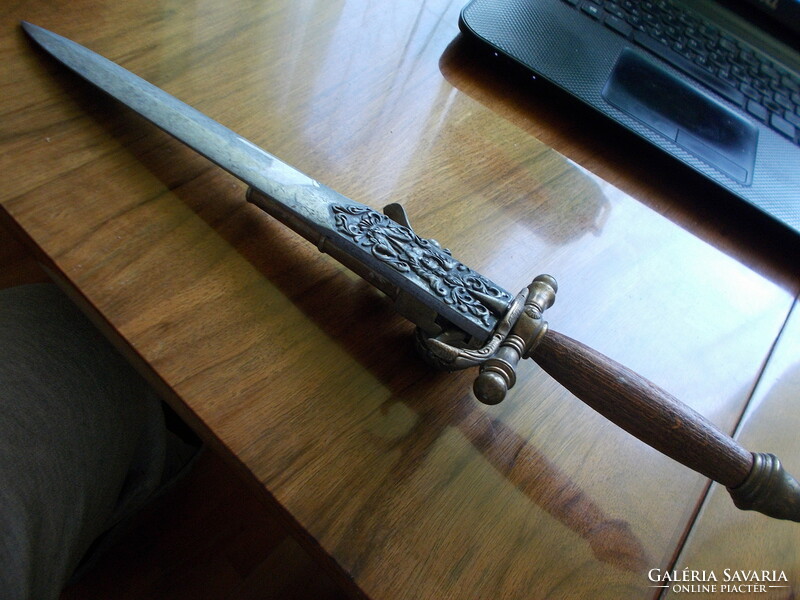 Pistol dagger, 37cm...Old facsimile