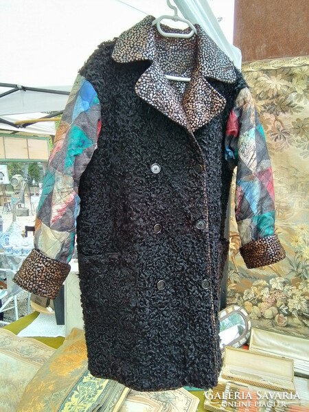Corval paris original sheepskin and fur coat