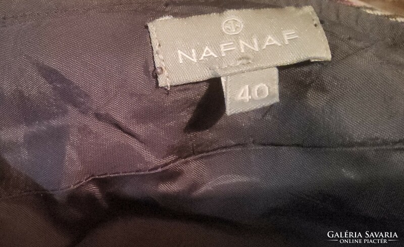 NafNaf kockás mini szoknya 40-es