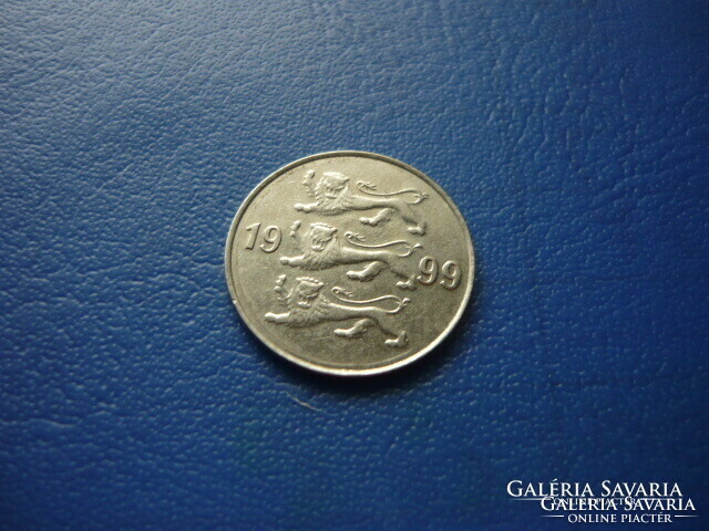 Estonia 20 cents 1999 lion! Cu-ni!