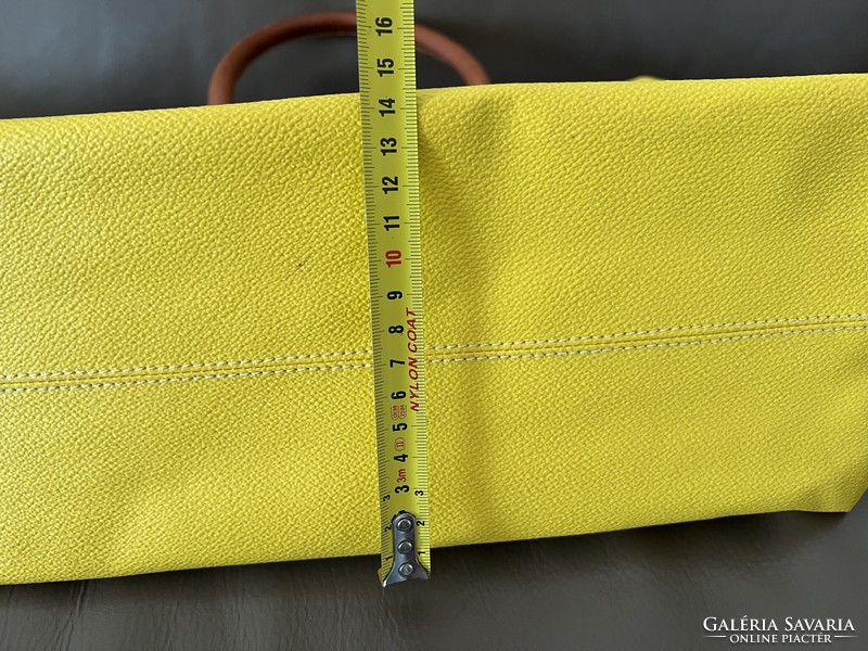 Beautiful yellow, premium quality coccinelle leather bag