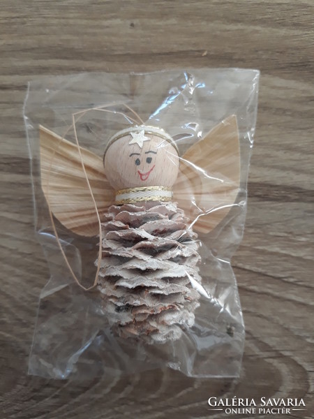 Handmade Christmas angel from natural materials (new)