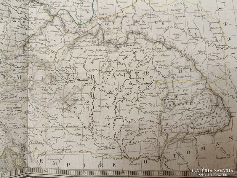 Antik könyv földrajzi atlasz térkép 1938 - 39 iskolai év Párizs földrajz 408 8095
