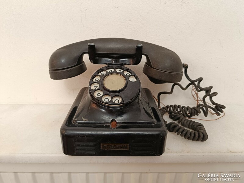 Antique telephone desk dial telephone 1930s starožitný telefón 322 7956