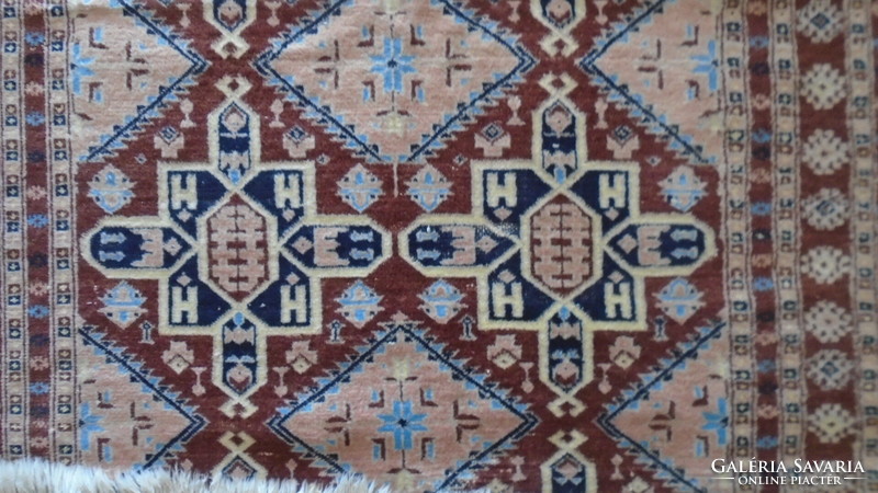Antik kézi csomózású keleti gyapjú perzsa szőnyeg