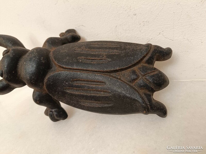 Antik vas bogár alakú csizmalehúzó csizma lehúzó öntöttvas 273 7989
