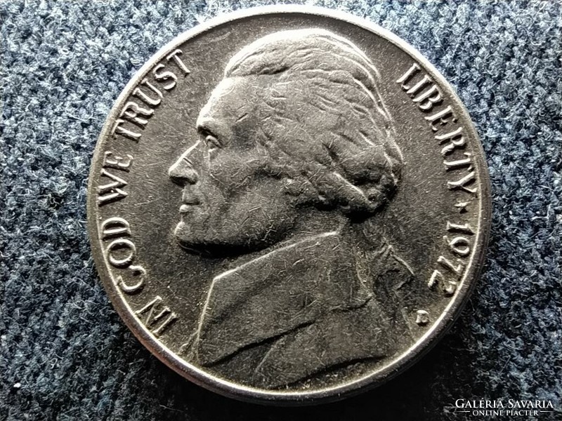 USA Jefferson nikkel 5 Cent 1972 D  (id58898)