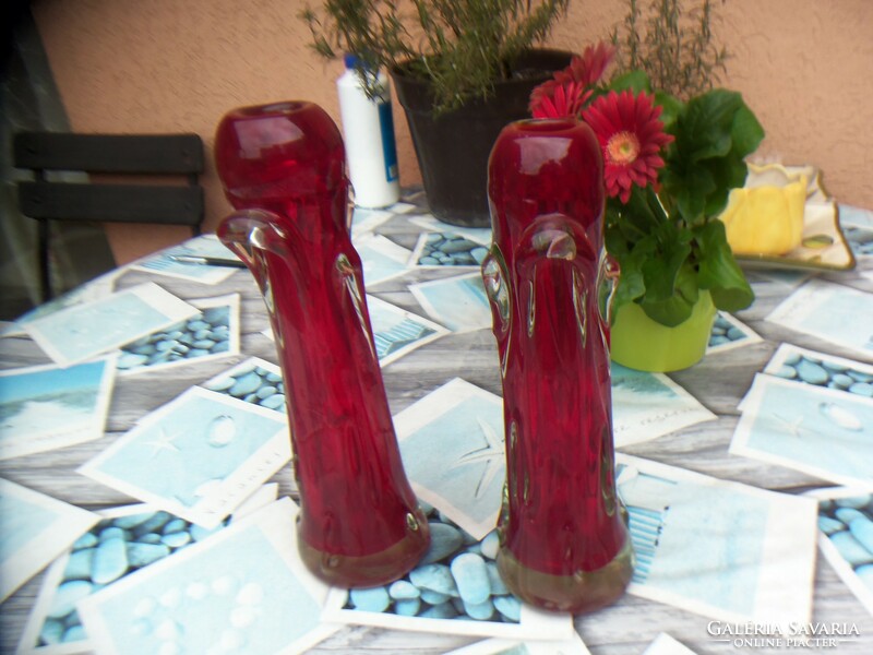 Pair of fireplace vases
