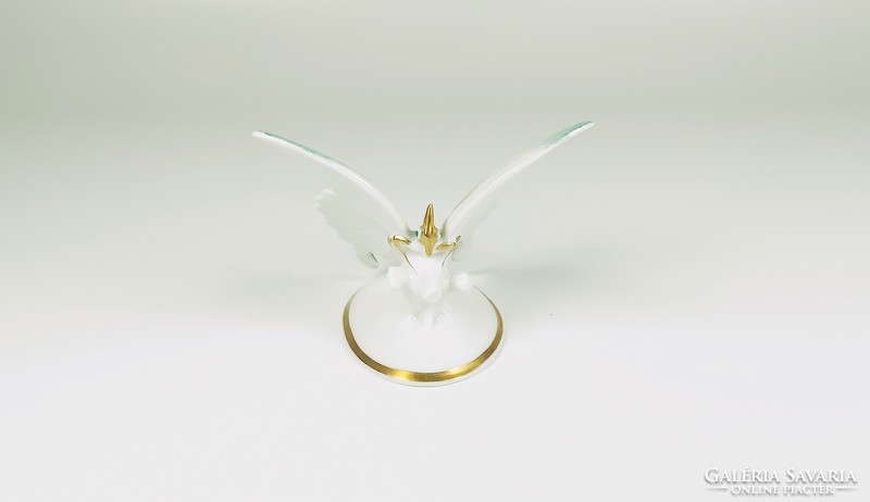 Rosenthal, turquoise and white butterfly 9 cm., hand-painted porcelain figure, flawless! (B151)