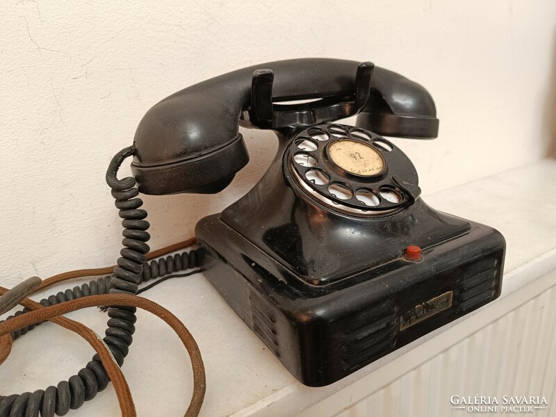 Antique telephone table dial telephone 1930s starožitný telefón 323 7957