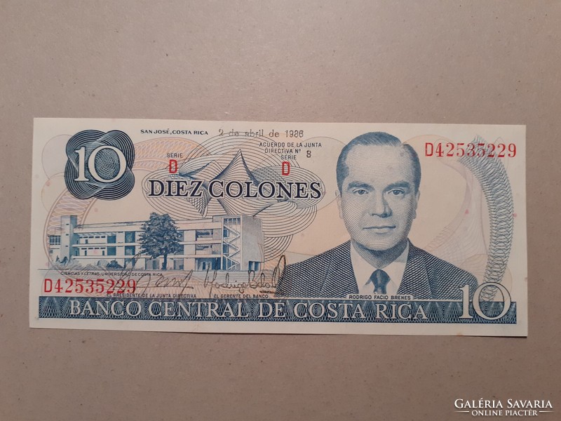 Costa Rica-10 colones 1986 oz