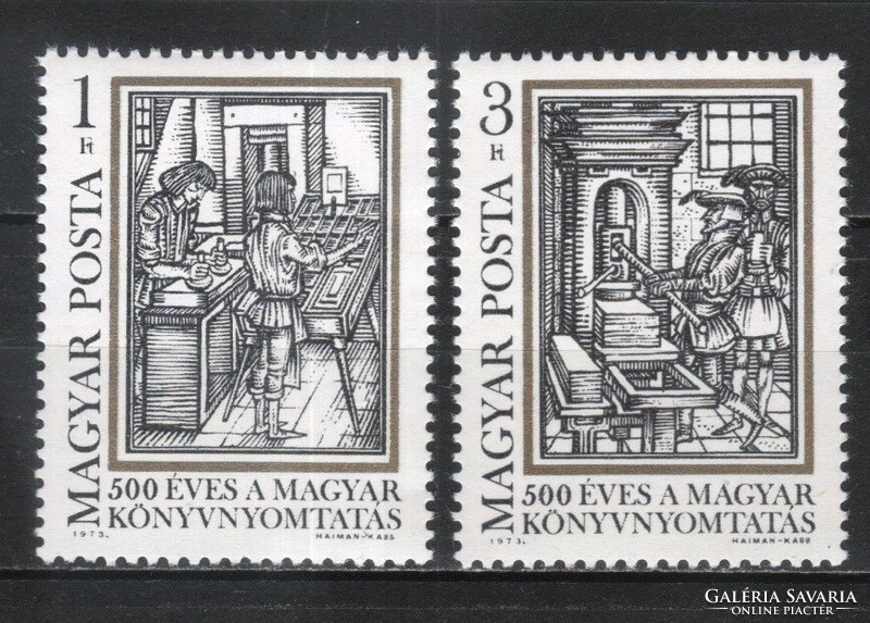 Hungarian postal worker 4544 mbk 2891-2892 cat. Price HUF 100.