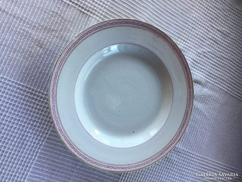 Vintage porcelain large plate, centerpiece, offering