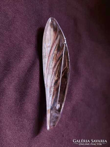 Hatalmas ezüst bross (93 mm)