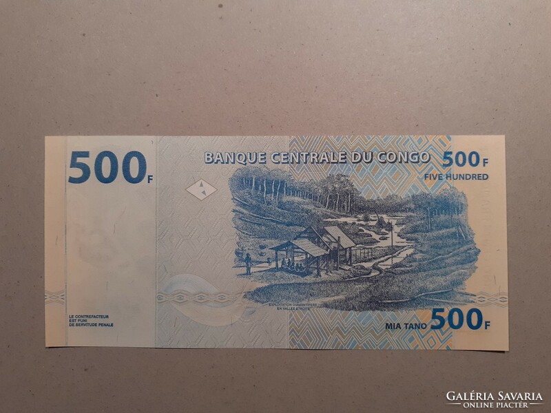 Kongói Demokratikus Köztársaság-500 Francs 2020 UNC