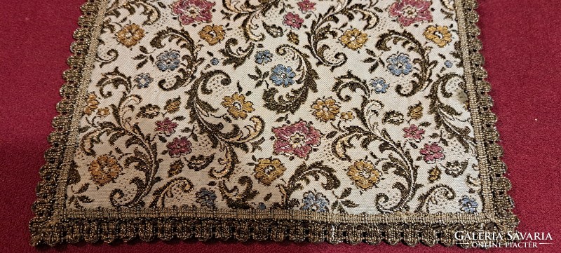 Old tapestry small runner tablecloth (l4240)