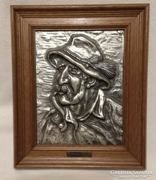 Relief image, year 1799 (27 x 32 cm, old man smoking a pipe)