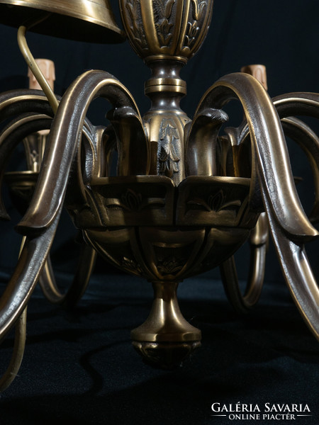 8-arm Italian chandelier by Possoni illuminazione