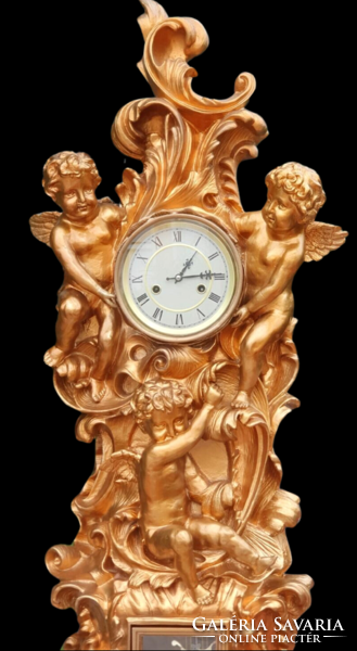 2 meter tall angel statue style standing clock