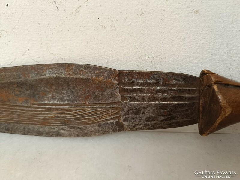 Antique African Maasai iron weapon sword knife 363 8026