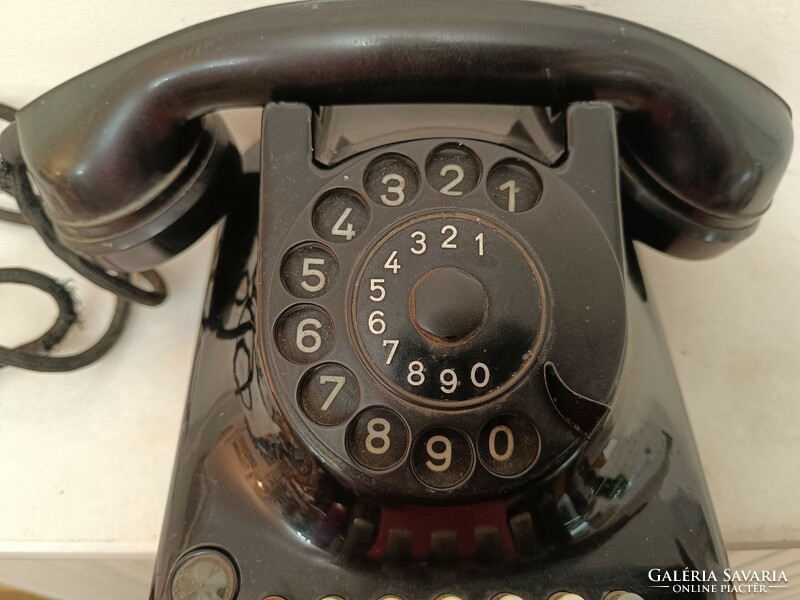 Antique telephone table dial telephone with twin display starožitný telefón 267 7955