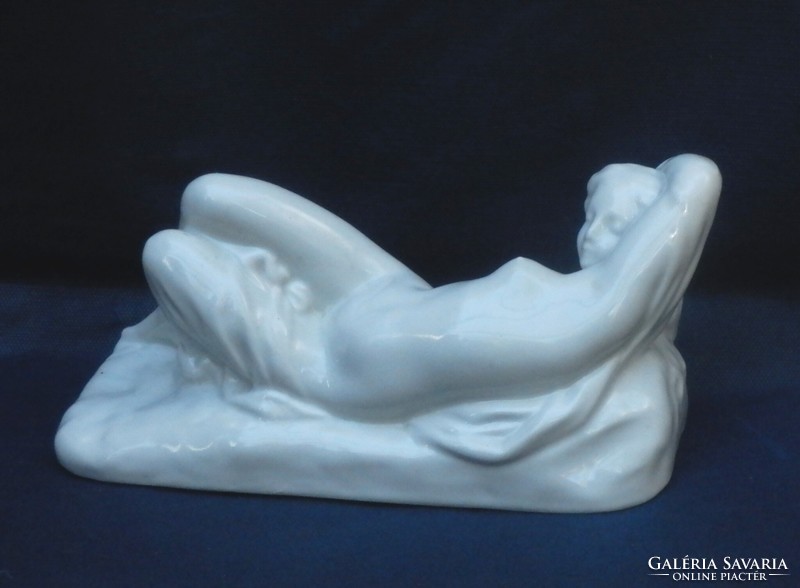 Capodimonte antique figural sculpture