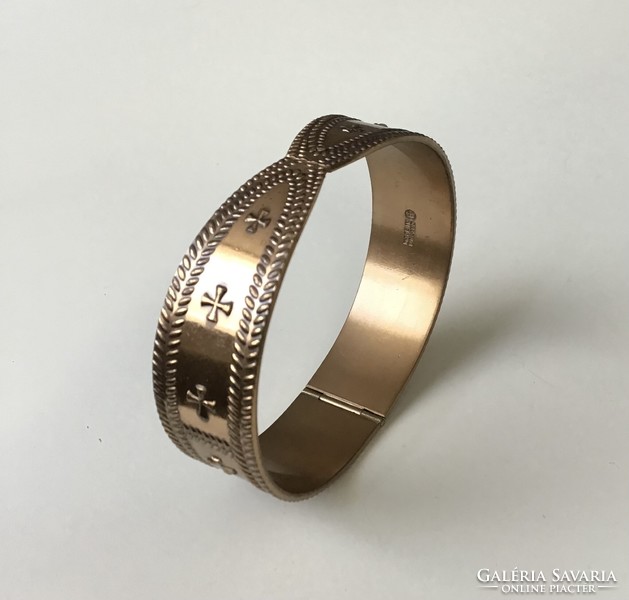 Old Finnish Kalevala copper bracelet
