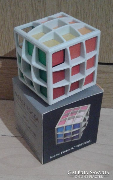 Vadász kocka+Varázs gyűrű logikai játék 1982-ből-rubik éra ill. 1996-ból bontatlan csomagolás! retro