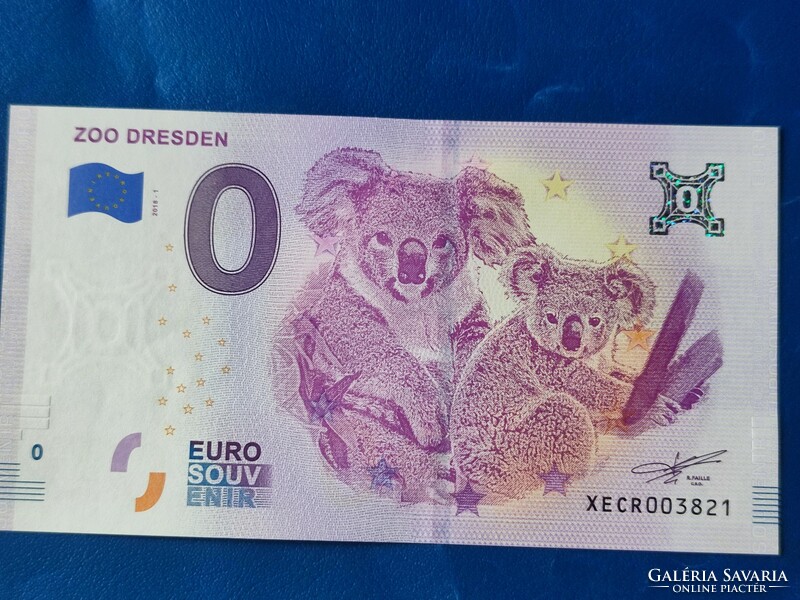 Germany 0 euro 2018 koala! Rare commemorative paper money! Ouch!
