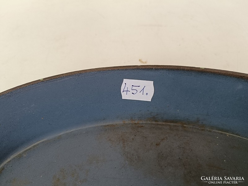 Antik zomácozott öntöttvas konyhai hal sütő csőrös edény öntött vas lábas 451 8137