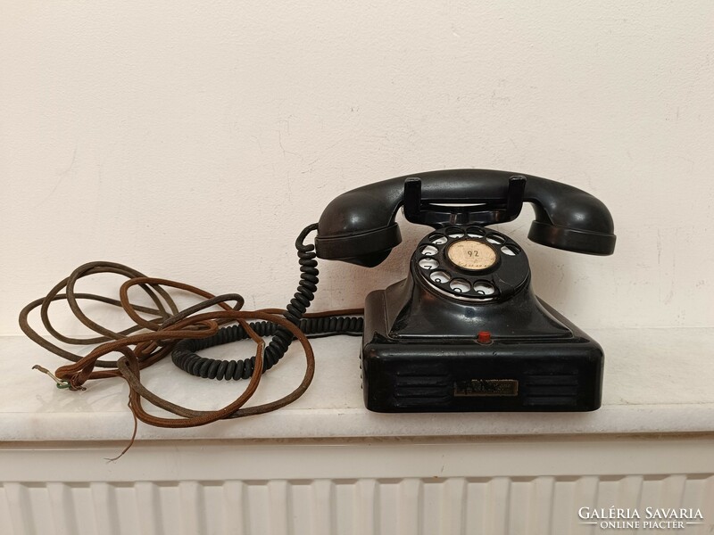 Antique telephone table dial telephone 1930s starožitný telefón 323 7957