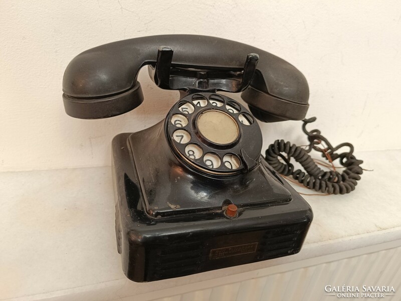 Antik telefon asztali tárcsás telefon 1930-as évek starožitný telefón 322 7956