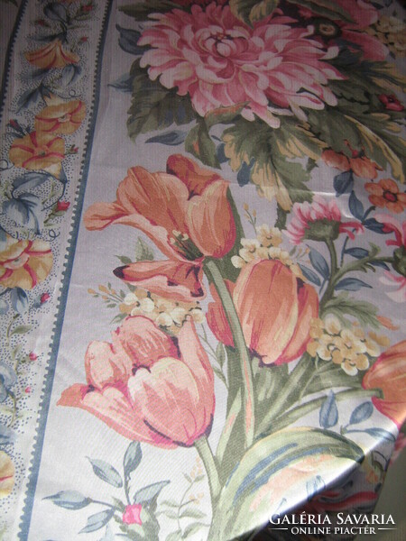 Beautiful vintage style floral light blackout curtain