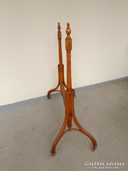 Antique thonet furniture room standing mirror frame stand with castors without mirror 429 8115