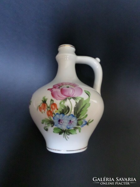 Pitcher with Herend flower pattern