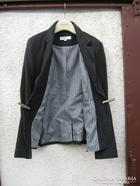 Next petite gray linen blazer, small jacket 10