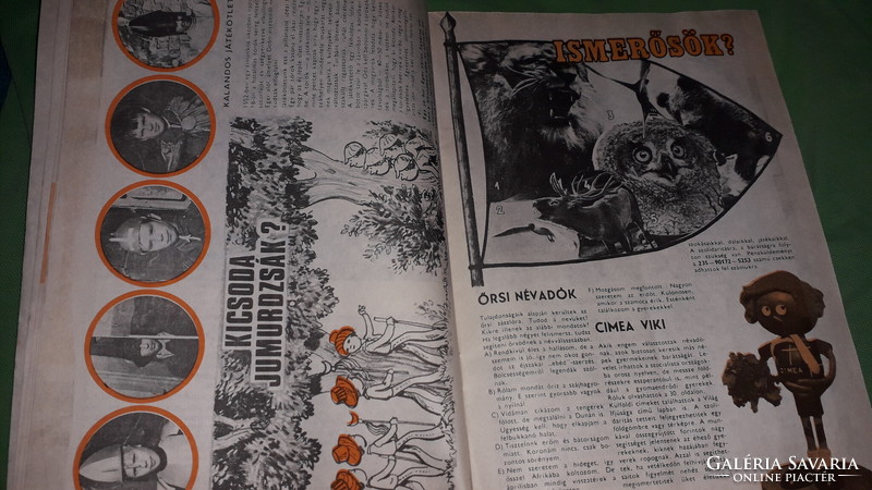 1984.október 8.szám IRÁNYTŰ a MAGYAR ÚTTÖRŐSZÖVETSÉG TISZTVISELŐINEK lapja újság a képek szerint