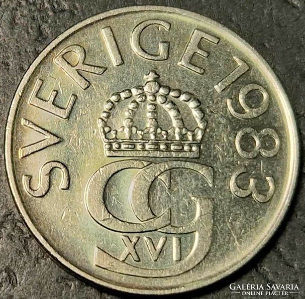 Svédország 5 Korona, 1983.