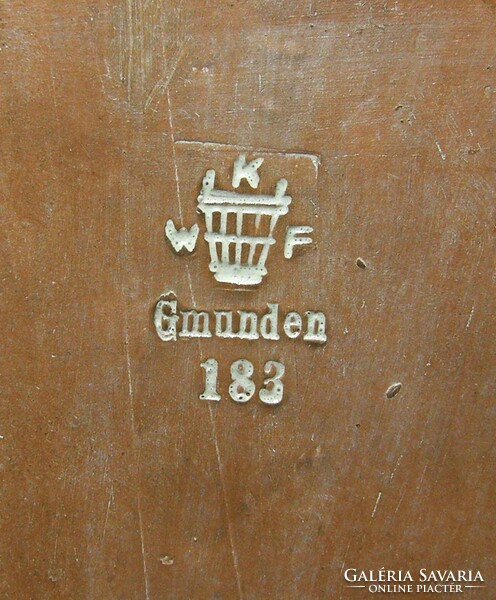 Könyvtámasz pár Gmunden kerámia - Karl Födinger kerámia műhely