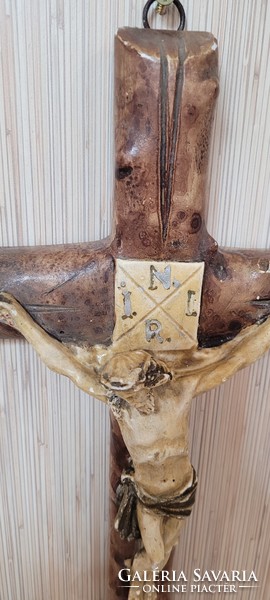 Old plaster crucifix.