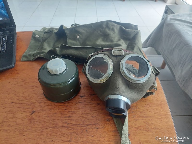 Gas mask for sale in a bag
