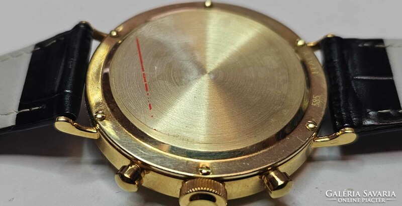14 Kt men's wristwatch.