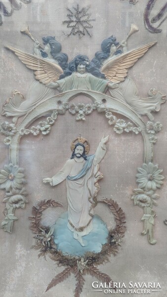 Religious mural, nun's work, holy relic