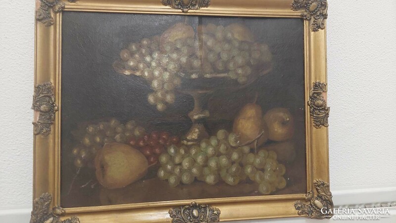 Ferenc Dobay - still life with grapes